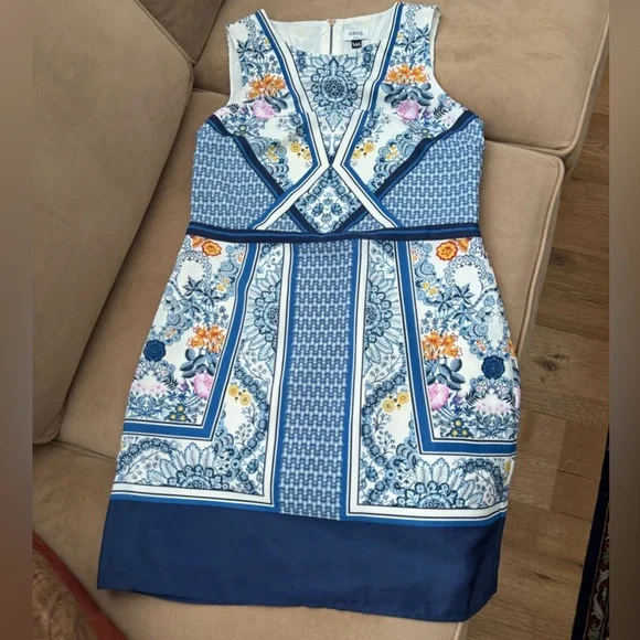 Oasis Victoria & Albert Museum Collection Mixed Color Floral Dress - Picture 3 of 8